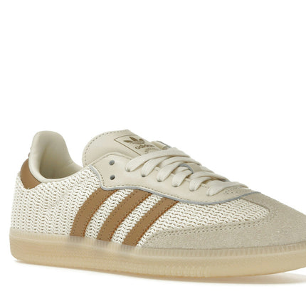 Adidas Samba OG Cream White Cardboard JI3185, trois-quarts avant extérieur