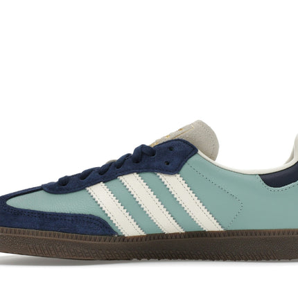 Adidas Samba OG Hazy Green Night Indigo JI4208, profil intérieur