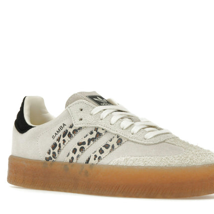 Adidas Sambae Leopard Off White JI4226, trois-quarts avant extérieur