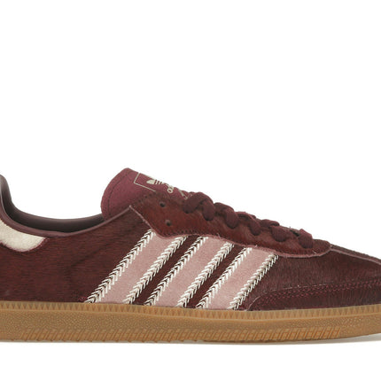 Adidas Samba OG Maroon Sand Strata Pony JP5330, vue principale