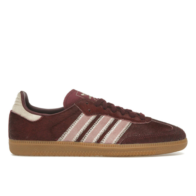 Adidas Samba OG Maroon Sand Strata Pony JP5330, vue principale