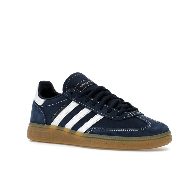 Adidas Handball Spezial Sporty & Rich Night Indigo JP7066, trois-quarts avant extérieur
