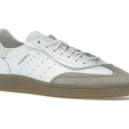 Adidas Handball Spezial Invincible Crystal White Grey JQ2376, trois-quarts avant extérieur