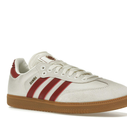 Adidas Samba OG FC Bayern Munich 125th Anniversary Made In Germany JQ2500, trois-quarts avant extérieur