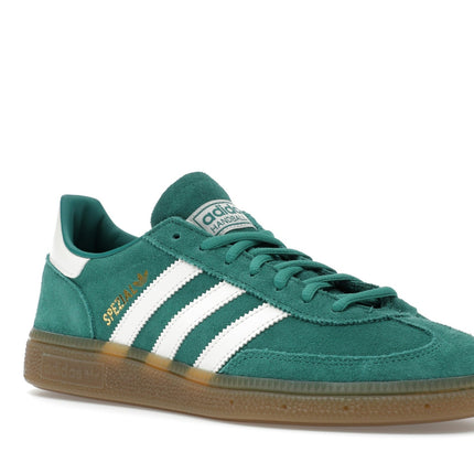 Adidas Handball Spezial Active Green Off White JQ2730, trois-quarts avant extérieur
