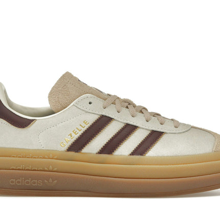 Adidas Gazelle Bold Cream White Maroon JQ5127, vue principale