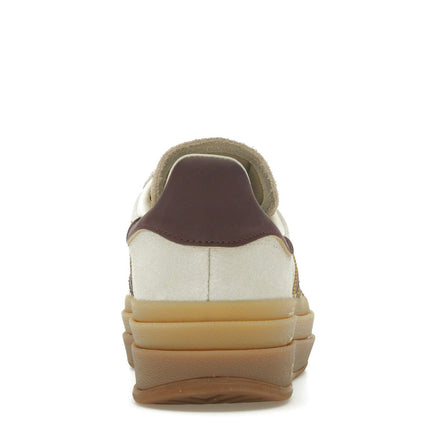 Adidas Gazelle Bold Cream White Maroon JQ5127, arrière