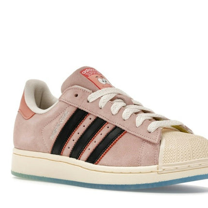 Adidas Superstar SpongeBob SquarePants Patrick Star JQ6778, trois-quarts avant extérieur