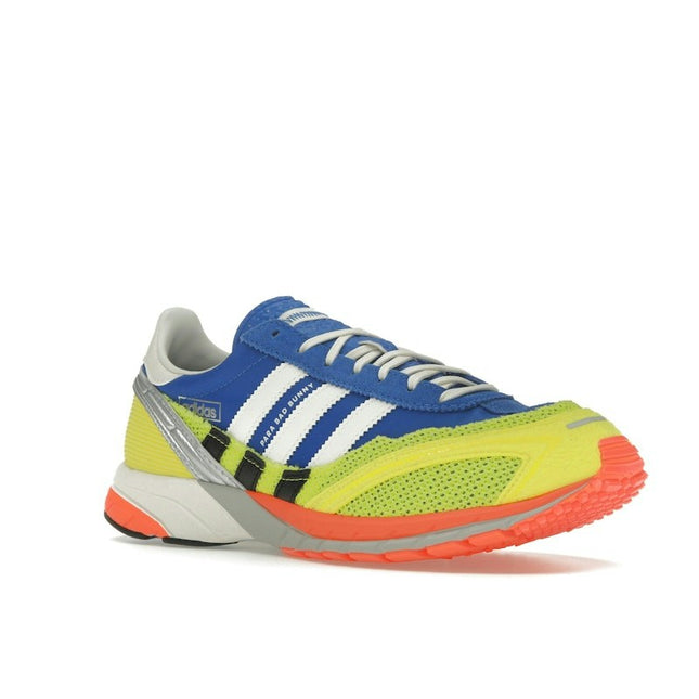 Adidas Adizero SL 72 Bad Bunny Blue JQ8757, trois-quarts avant extérieur