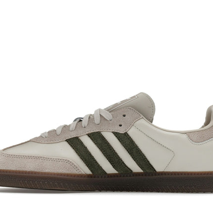Adidas Samba OG Aluminum Dark Khaki JR0893, profil intérieur