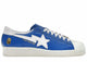 Adidas Superstar Vintage Bape Blue White JR2702, vue principale