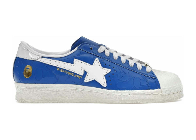 Adidas Superstar Vintage Bape Blue White