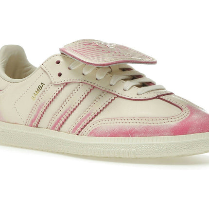 Adidas Samba LT Distressed Pack Cream White JR5998, trois-quarts avant extérieur