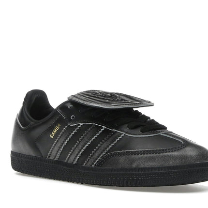 Adidas Samba LT Distressed Pack Black JR5999, trois-quarts avant extérieur