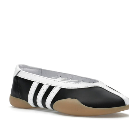 Adidas Taekwondo Mei Ballet Black White JR7031, trois-quarts avant extérieur