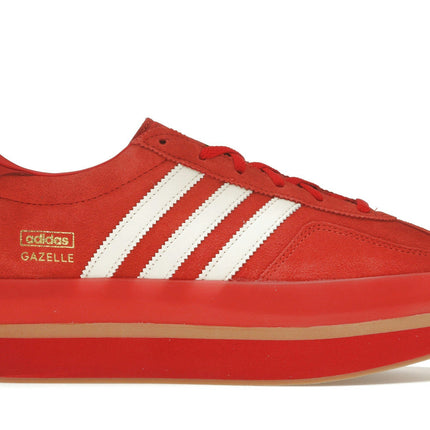 Adidas Gazelle Stack Red Cream White JS0238, vue principale