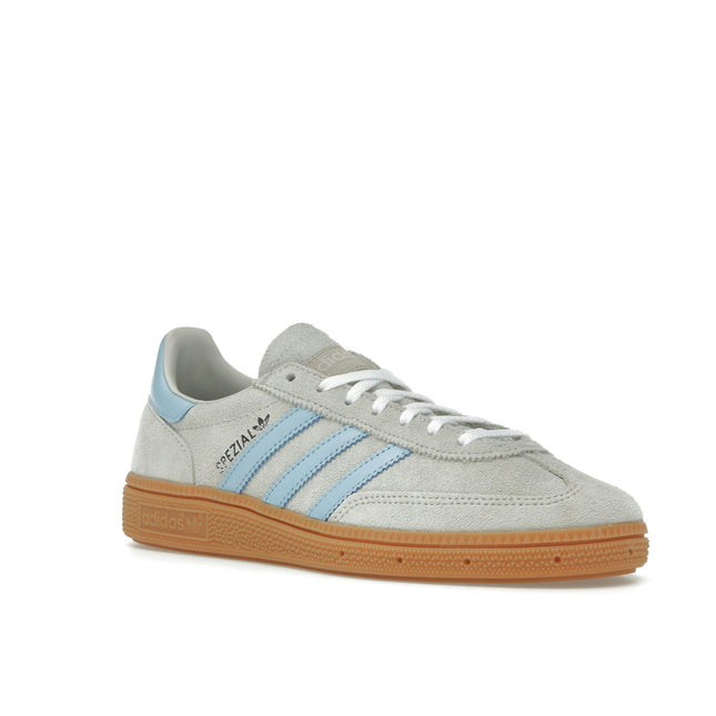 Adidas Handball Spezial Alumina Clear Sky JS0241, trois-quarts avant extérieur