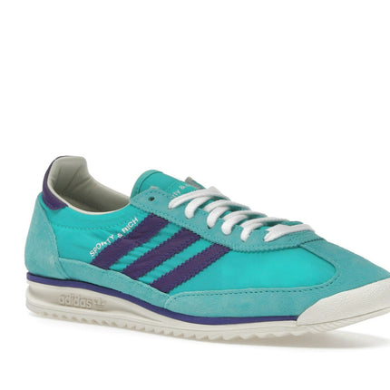 Adidas SL 72 OG Sporty & Rich Mint Rush JS0261, trois-quarts avant extérieur