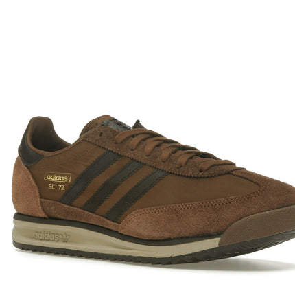 Adidas SL 72 RS Preloved Brown JS0744, trois-quarts avant extérieur