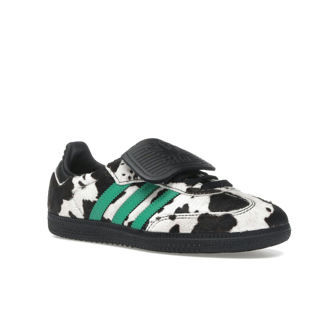 Adidas Samba LT Cow Print Black White JS3930, trois-quarts avant extérieur