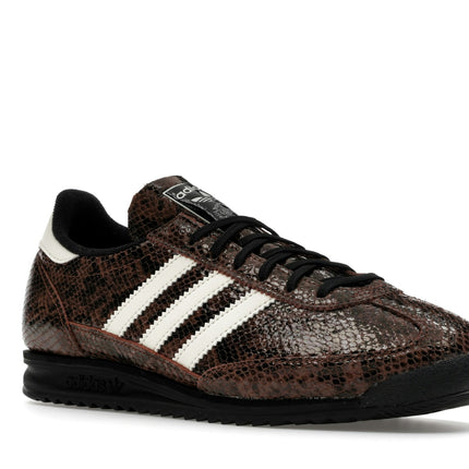 Adidas SL 72 OG Snakeskin Preloved Brown JS3981, trois-quarts avant extérieur