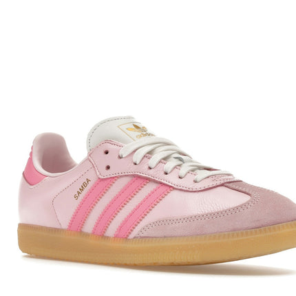 Adidas Samba OG Neapolitan Pack Clear Pink JS4091, trois-quarts avant extérieur