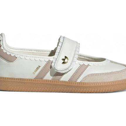 Adidas Samba Jane Ruffle Pack White Pink Gum KH6230, vue principale