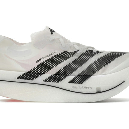 Adidas Adizero Adios Pro Evo 3 White Black KH7678, vue principale