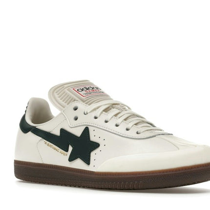 Adidas Samba Bape World Cup Pack White Forest KJ8852, trois-quarts avant extérieur