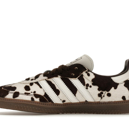 Adidas Samba OG Cow Print Dark Brown White KK2238, profil intérieur