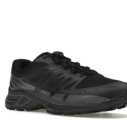 Salomon XT-Wings 2 Black Magnet L41085700, trois-quarts avant extérieur