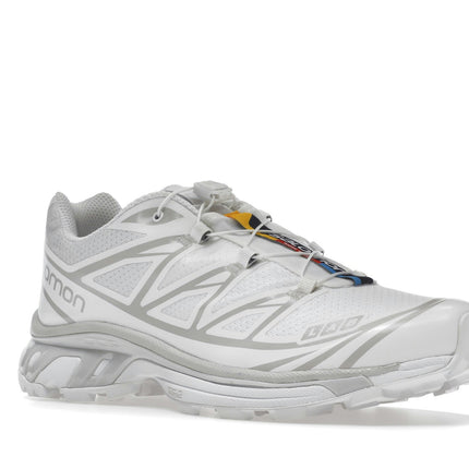 Salomon XT-6 White Lunar Rock L41252900, trois-quarts avant extérieur