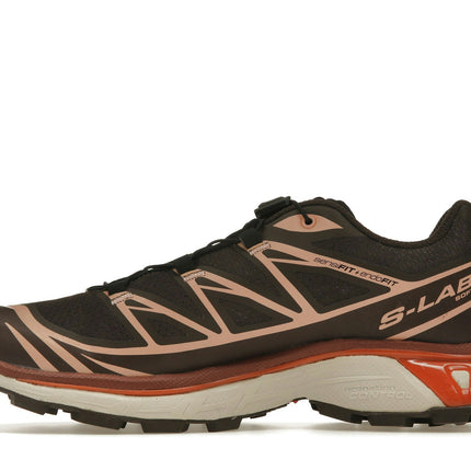 Salomon XT-6 Delicioso Chocolate Fondant Peach L41751500, profil intérieur