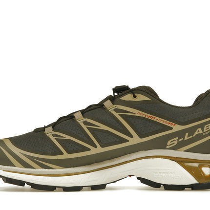 Salomon XT-6 Beluga Dull Gold L47136200, profil intérieur