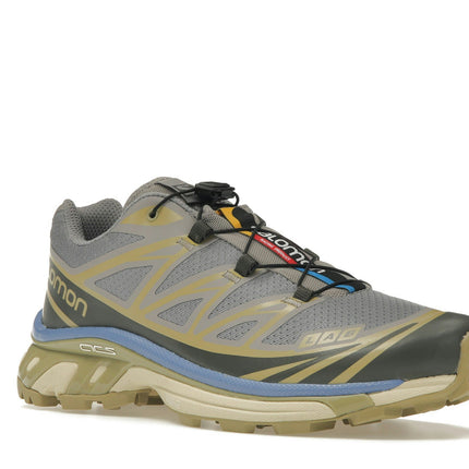 Salomon XT-6 Gull Granada Sky Grey Green L47147900, trois-quarts avant extérieur