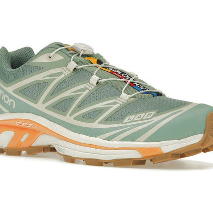 Salomon XT-6 Granite Green Blazing Orange L47148100, trois-quarts avant extérieur