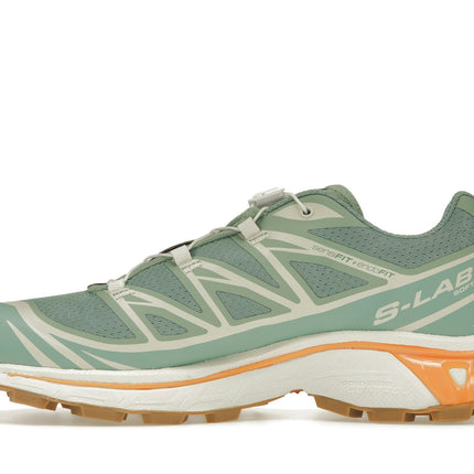 Salomon XT-6 Granite Green Blazing Orange L47148100, profil intérieur