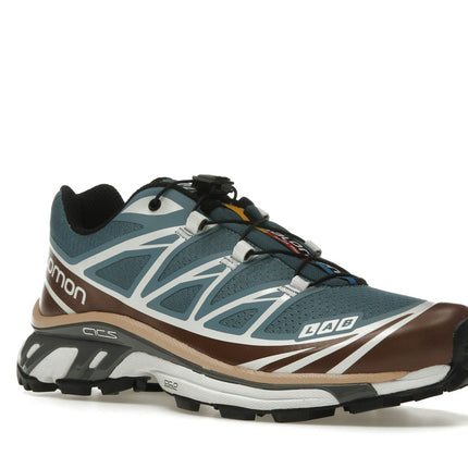 Salomon XT-6 Aegean Blue Hazelnut L47293100, trois-quarts avant extérieur