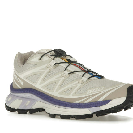 Salomon XT-6 Milk Silver Cloud L47582700, trois-quarts avant extérieur