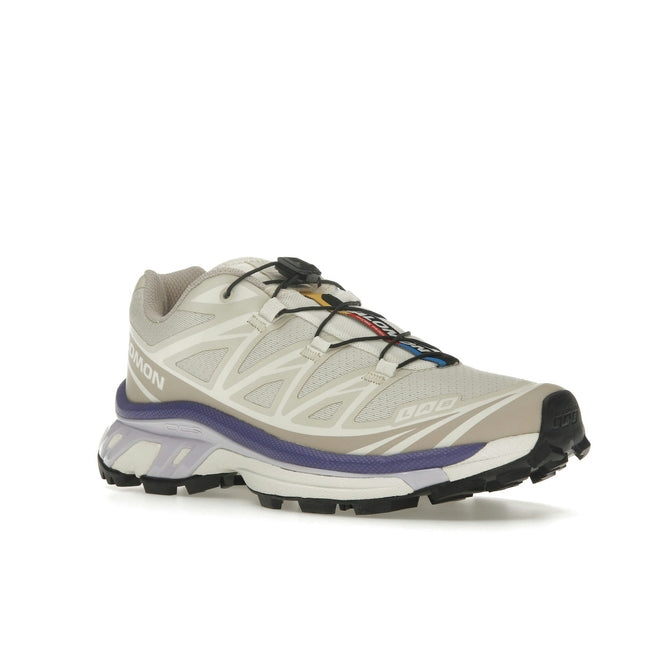 Salomon XT-6 Milk Silver Cloud L47582700, trois-quarts avant extérieur