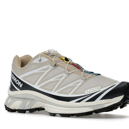 Salomon XT-6 Rainy Day Black White L47989700, trois-quarts avant extérieur
