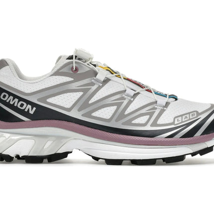 Salomon XT-6 White Black Dusky Orchid L49209600, vue principale