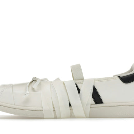 Adidas Superstar Square Toe Ballet JENNIE Off White Black LB3786, profil intérieur