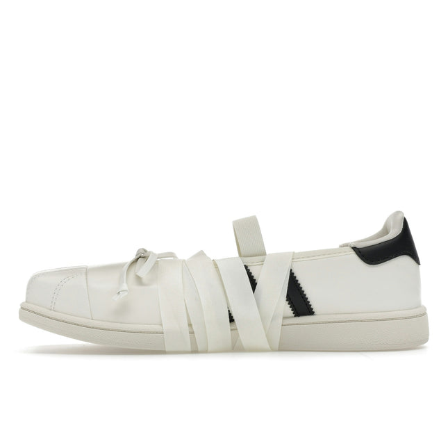 Adidas Superstar Square Toe Ballet JENNIE Off White Black LB3786, profil intérieur