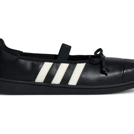 Adidas Superstar Square Toe Ballet JENNIE Black Offf White LB3787, vue principale