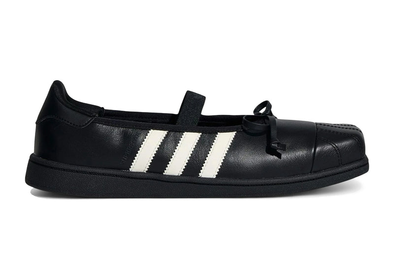 Adidas Superstar Square Toe Ballet JENNIE Black Offf White