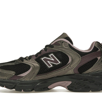 New Balance 530 Black Metallic Plum Brown MR530ADD, profil intérieur