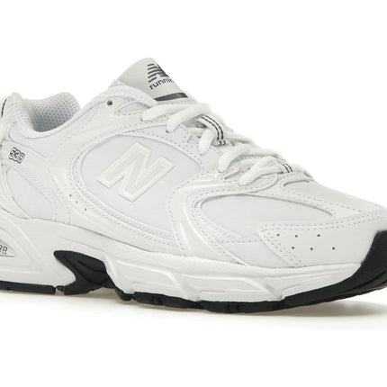 New Balance 530 White Castlerock MR530NW, trois-quarts avant extérieur