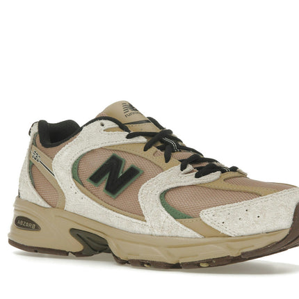 New Balance 530 Linen Incense MR530SND, trois-quarts avant extérieur