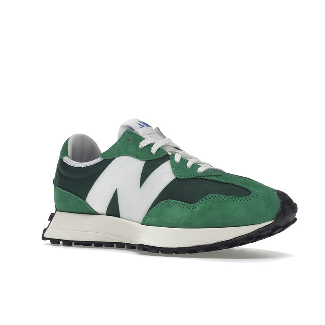 New Balance 327 Varsity Green MS327LG1, trois-quarts avant extérieur